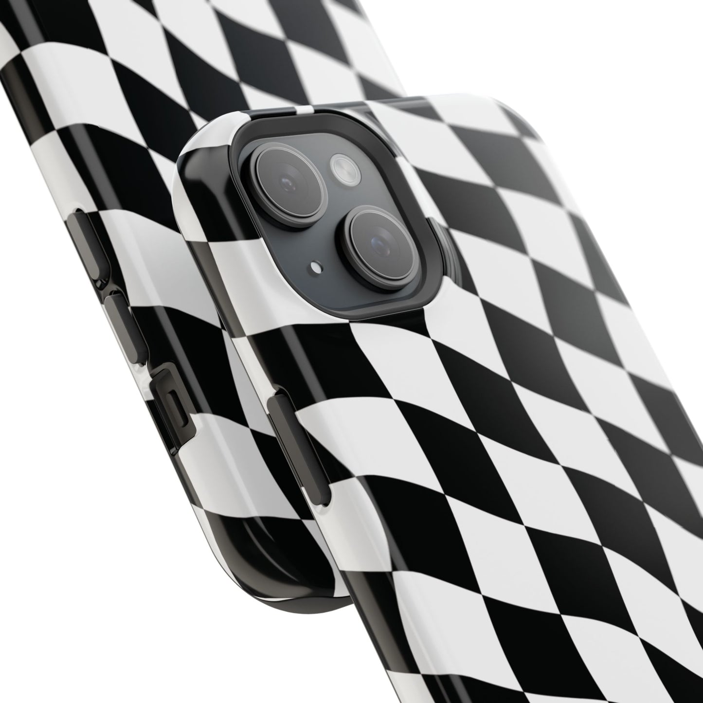 Black and White MagSafe iPhone Case