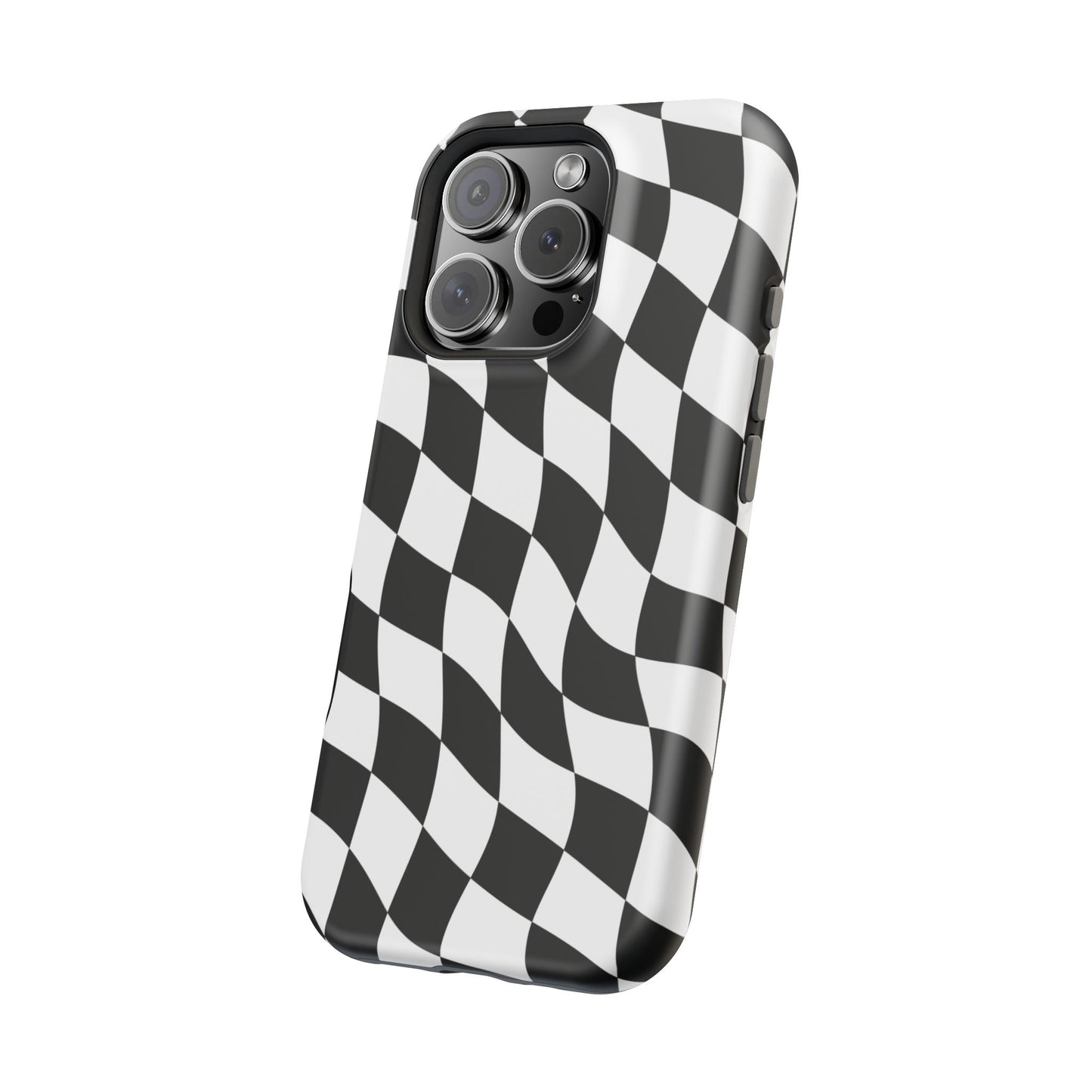 Black and White MagSafe iPhone Case