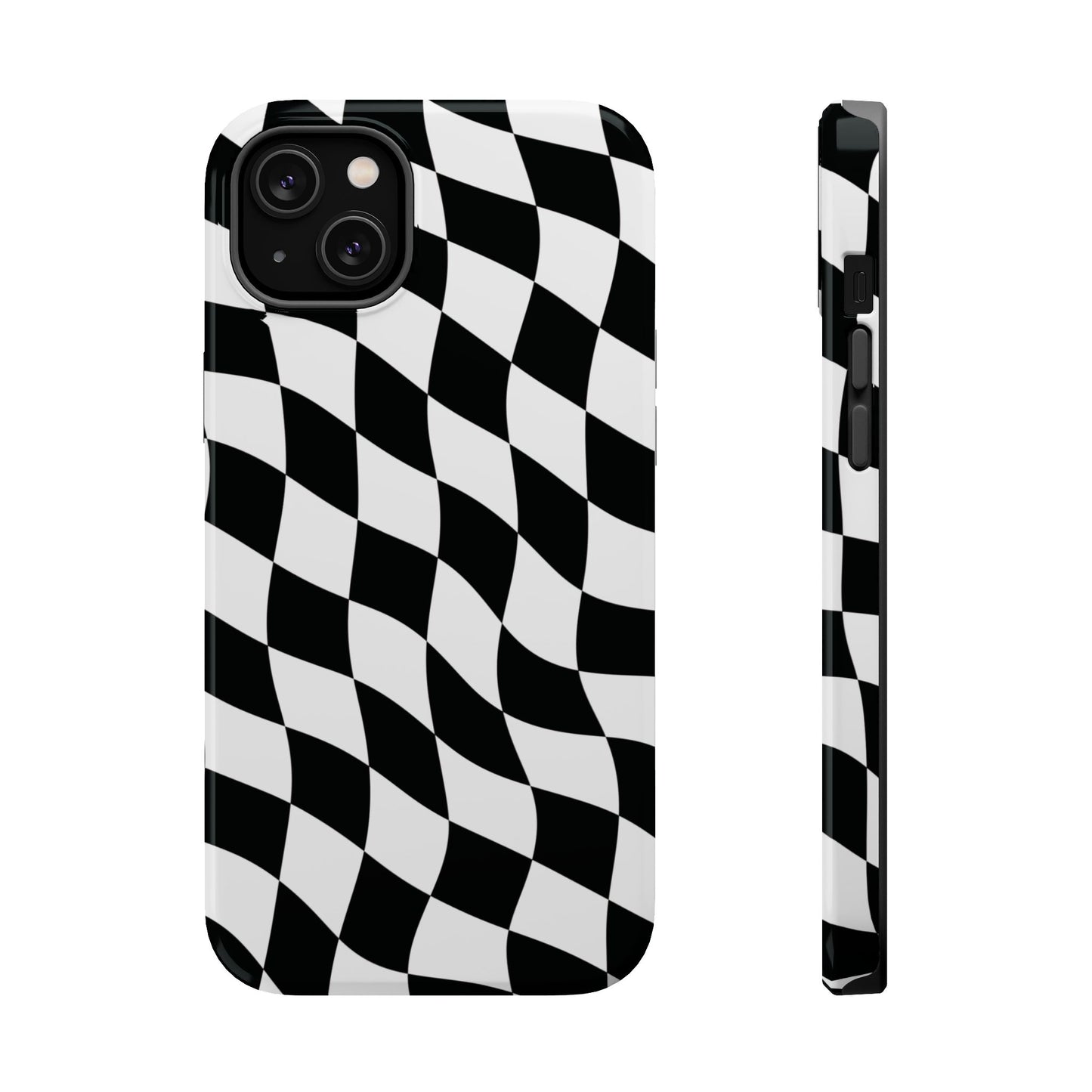 Black and White MagSafe iPhone Case