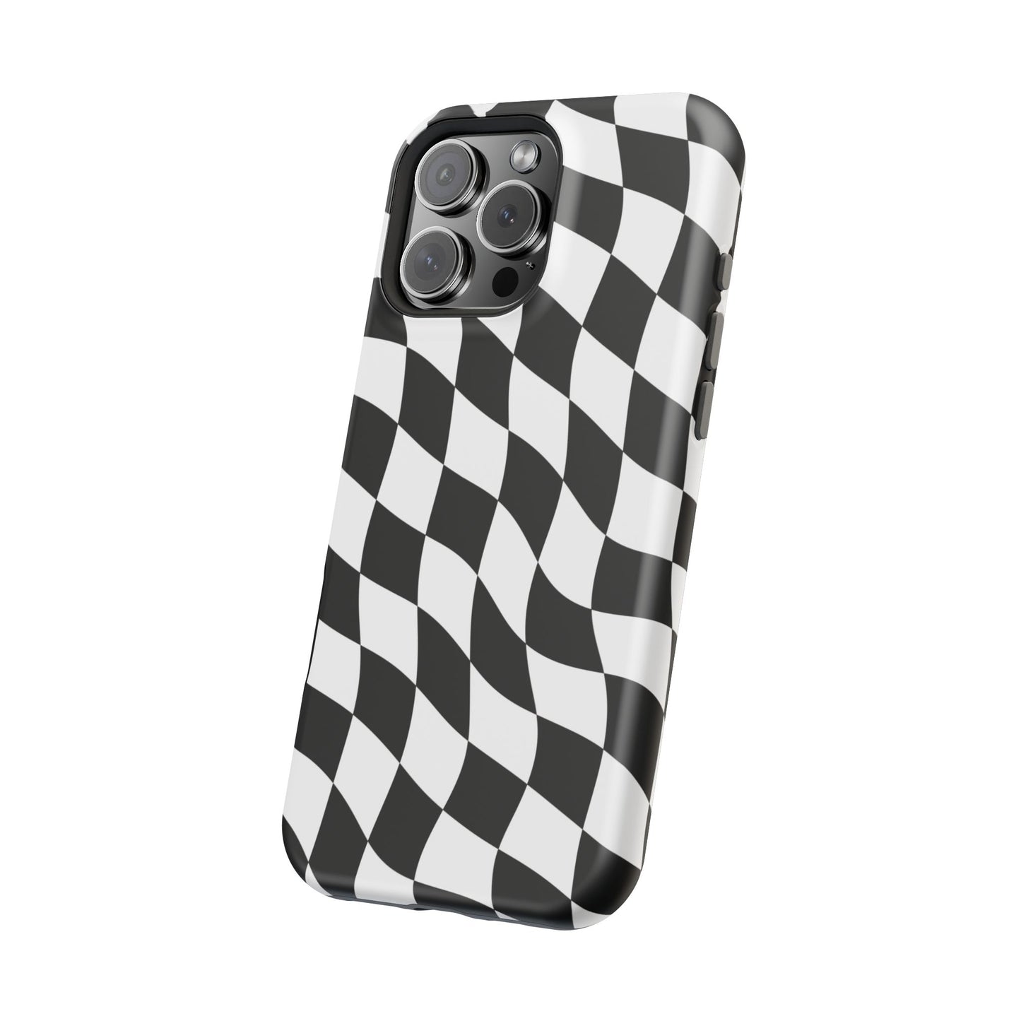 Black and White MagSafe iPhone Case