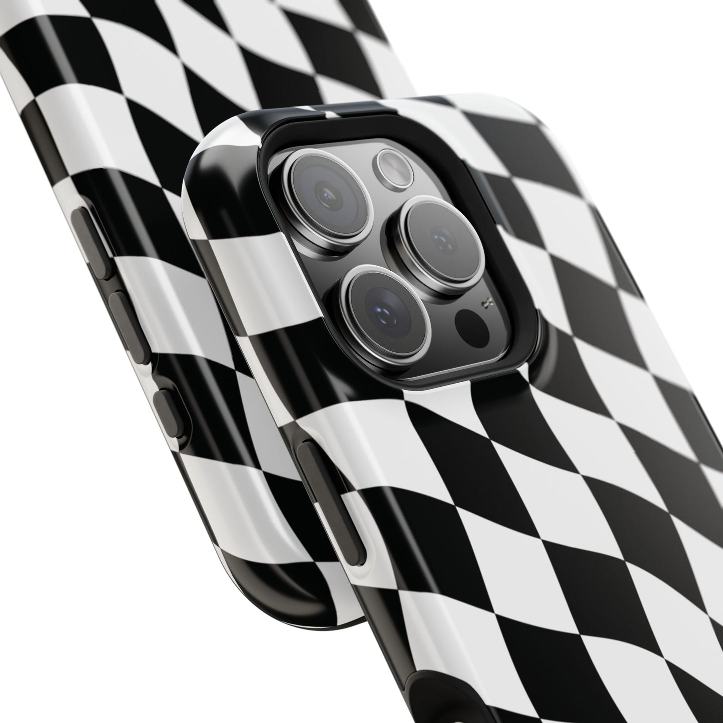 Black and White MagSafe iPhone Case