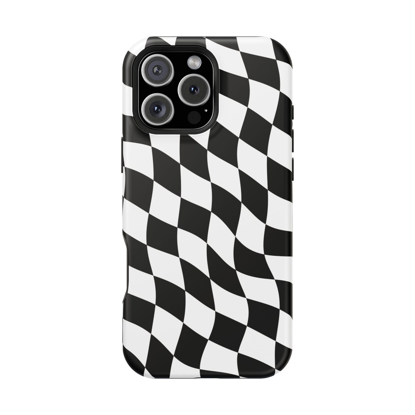 Black and White MagSafe iPhone Case