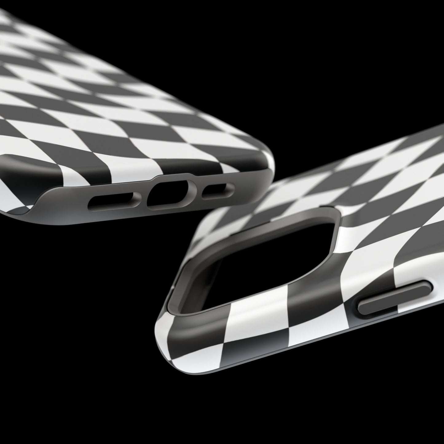 Black and White MagSafe iPhone Case
