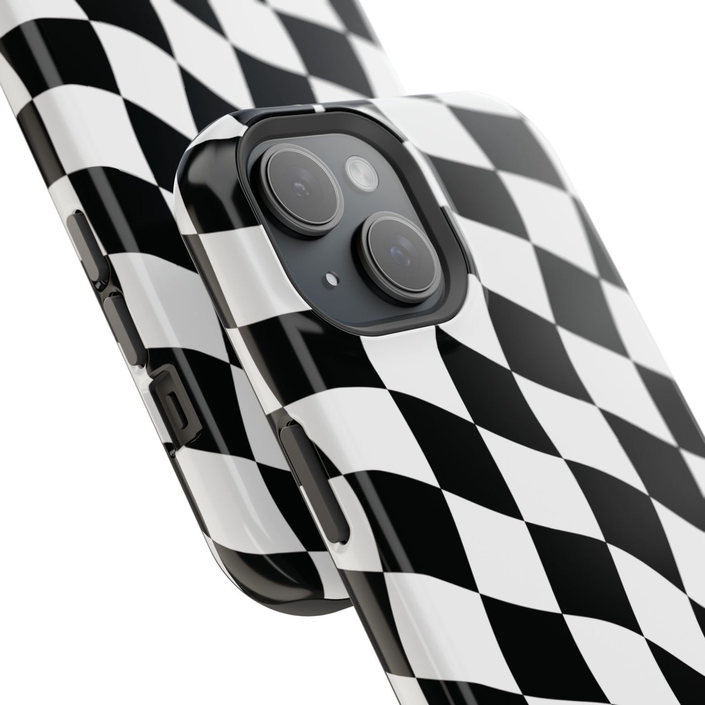 Black and White MagSafe iPhone Case