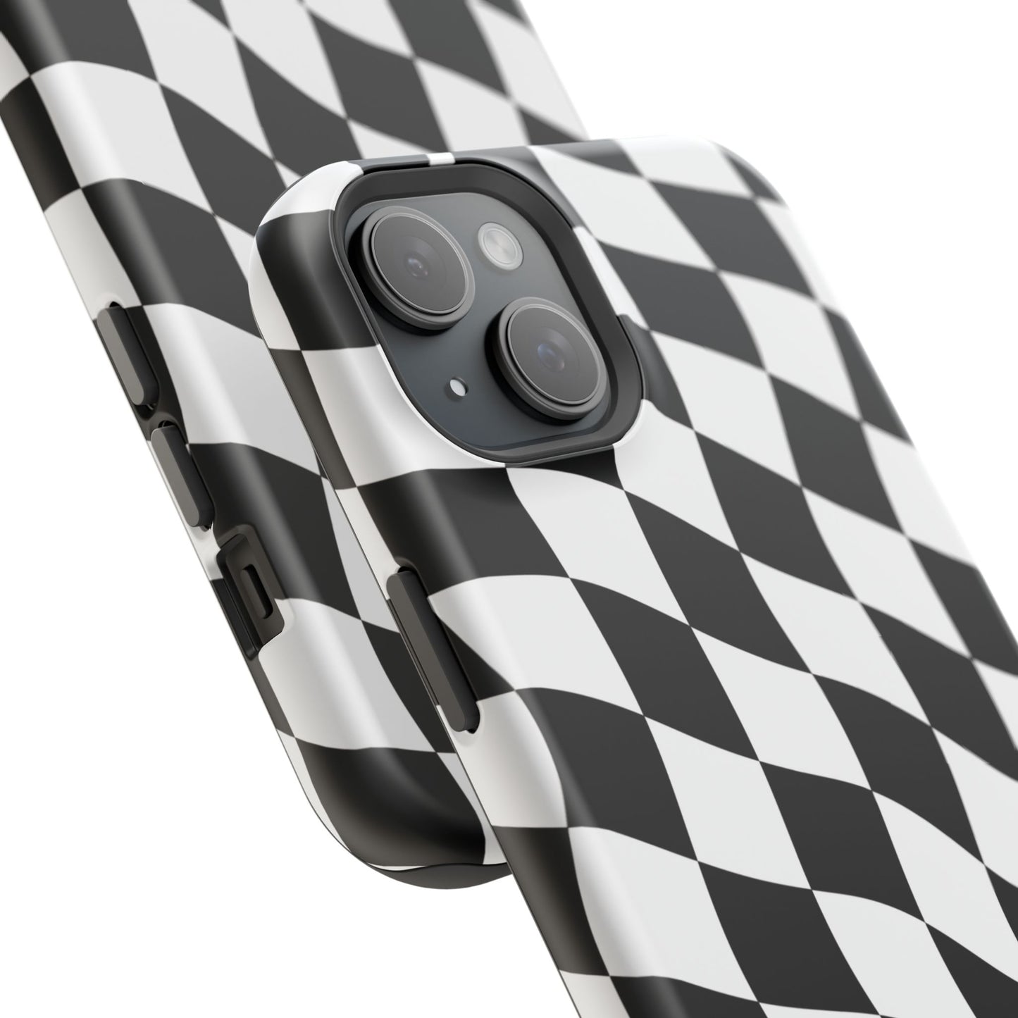 Black and White MagSafe iPhone Case