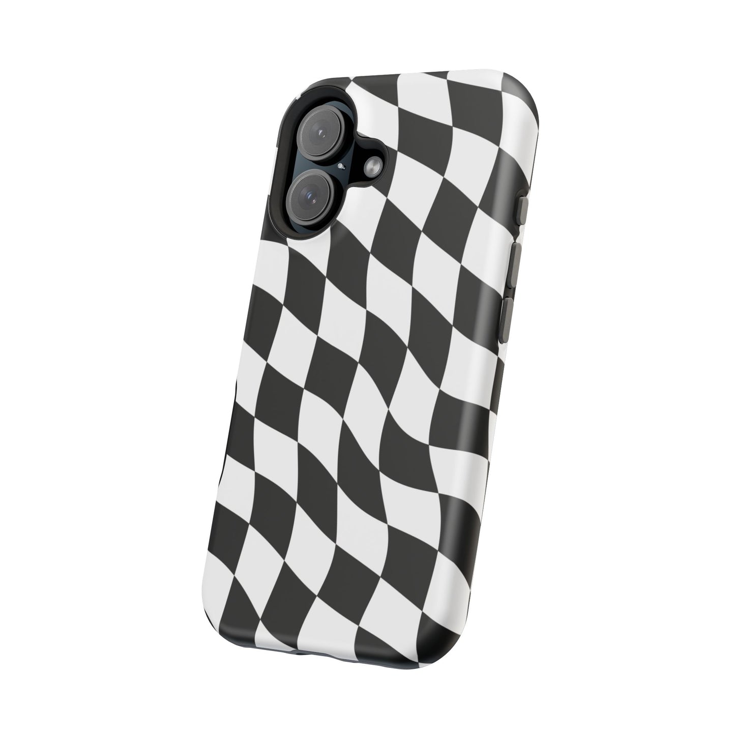Black and White MagSafe iPhone Case