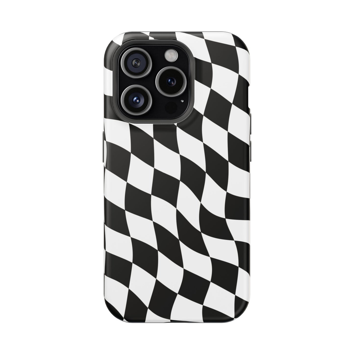 Black and White MagSafe iPhone Case