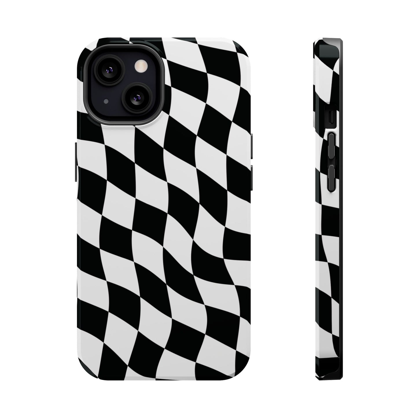 Black and White MagSafe iPhone Case