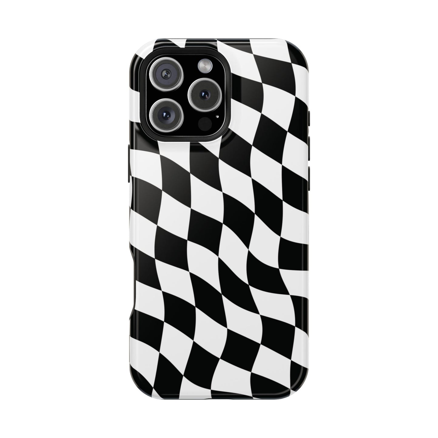 Black and White MagSafe iPhone Case