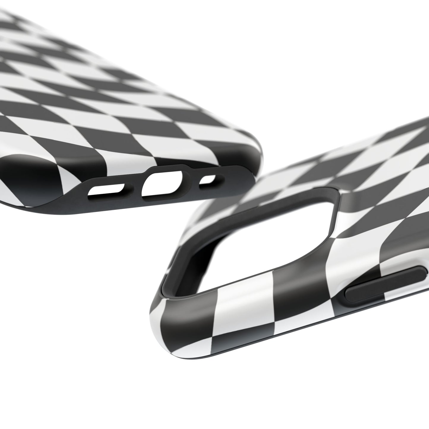 Black and White MagSafe iPhone Case
