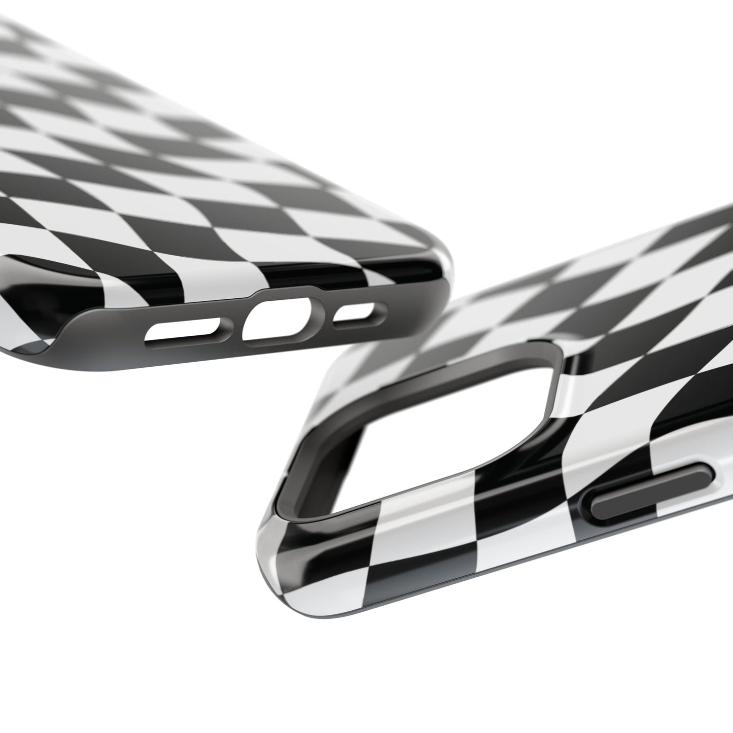 Black and White MagSafe iPhone Case