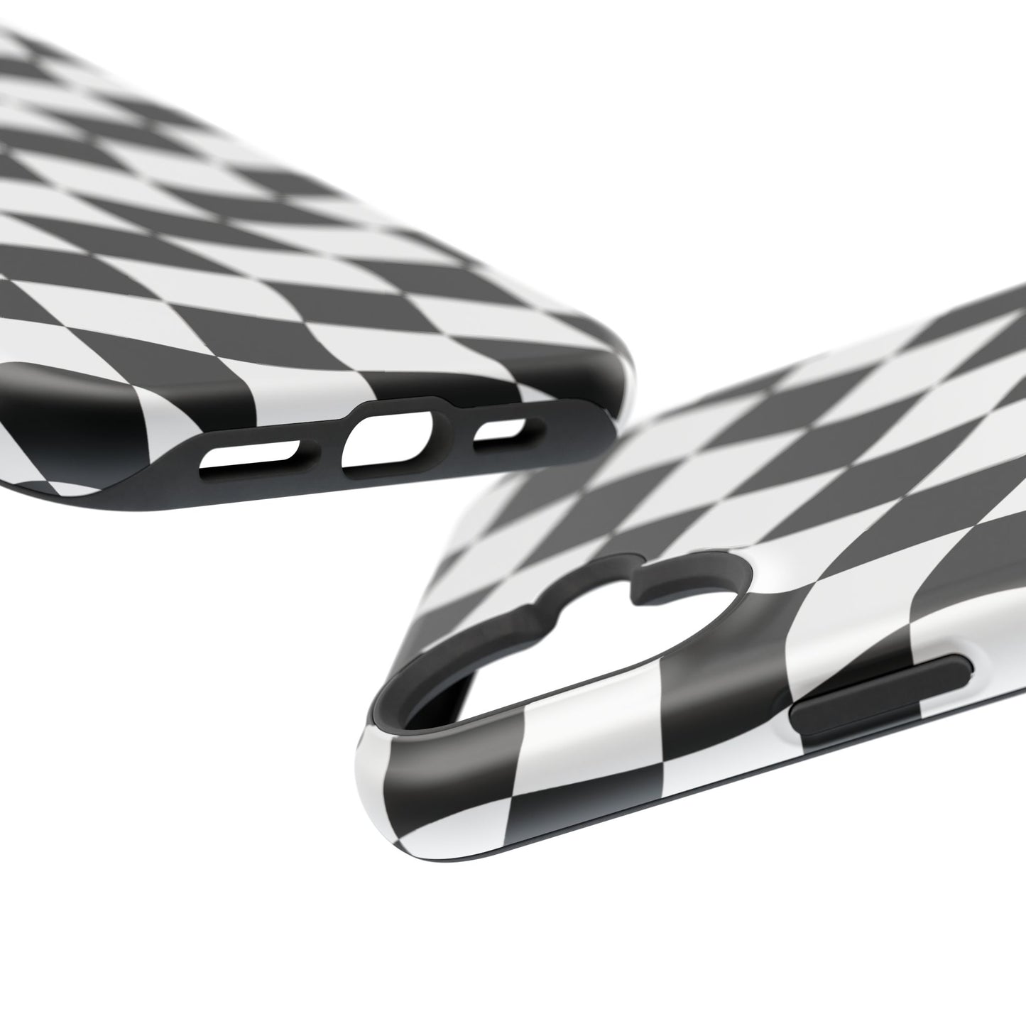 Black and White MagSafe iPhone Case