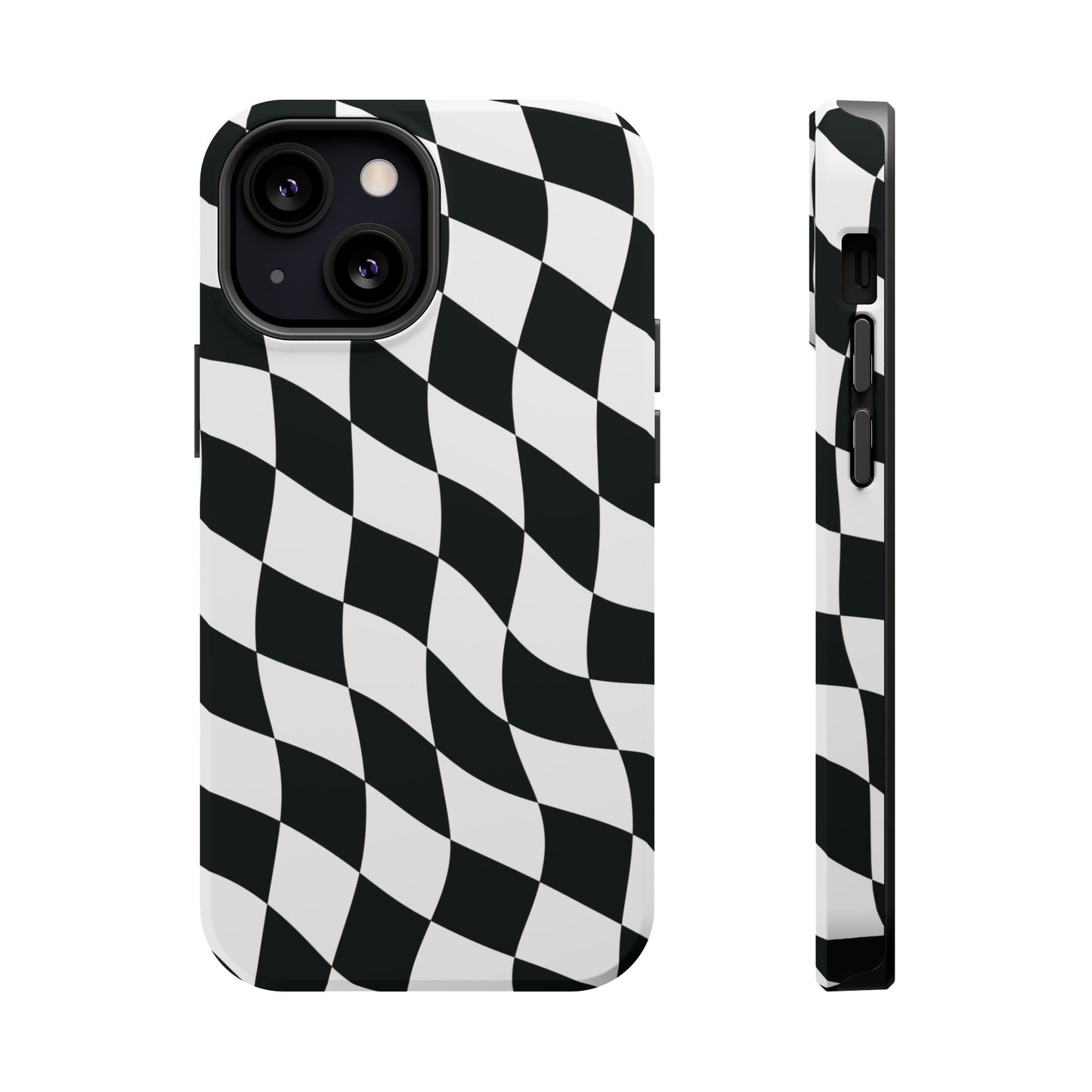 Black and White MagSafe iPhone Case