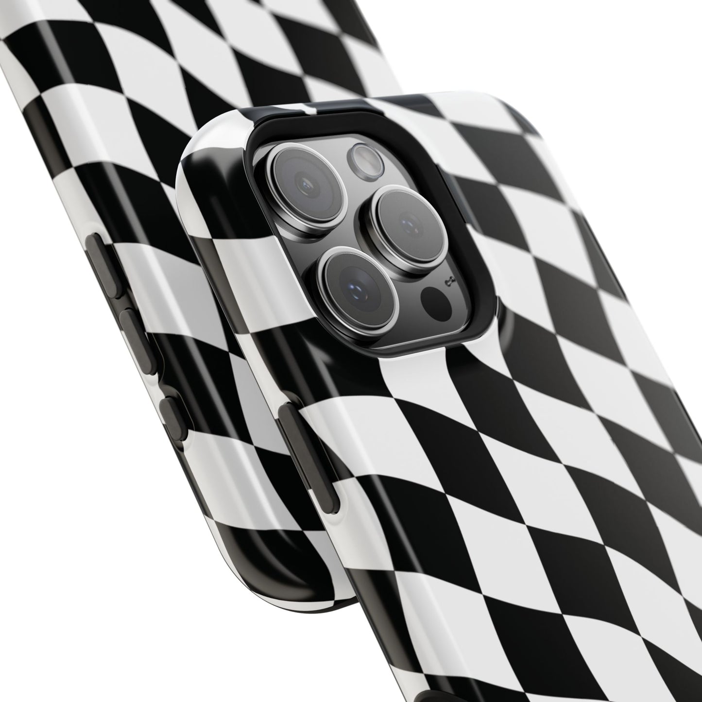 Black and White MagSafe iPhone Case