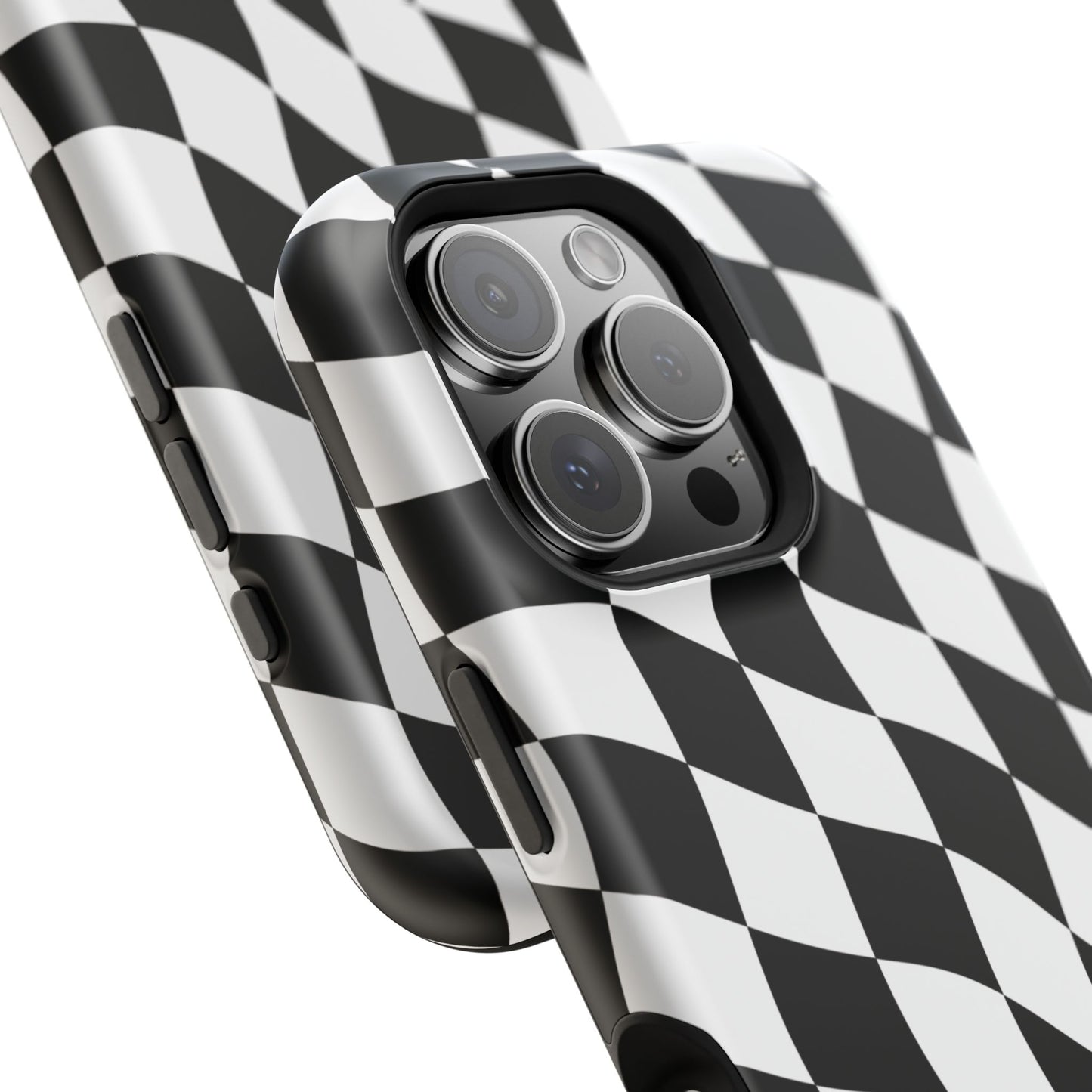 Black and White MagSafe iPhone Case