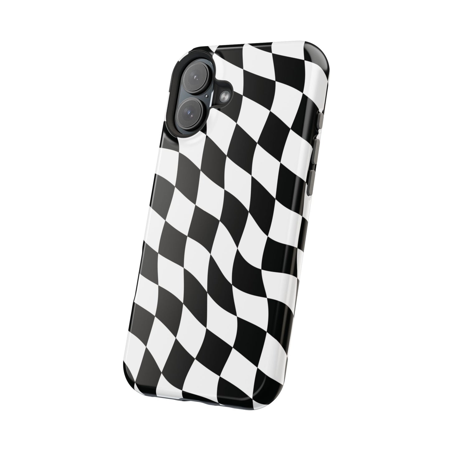 Black and White MagSafe iPhone Case