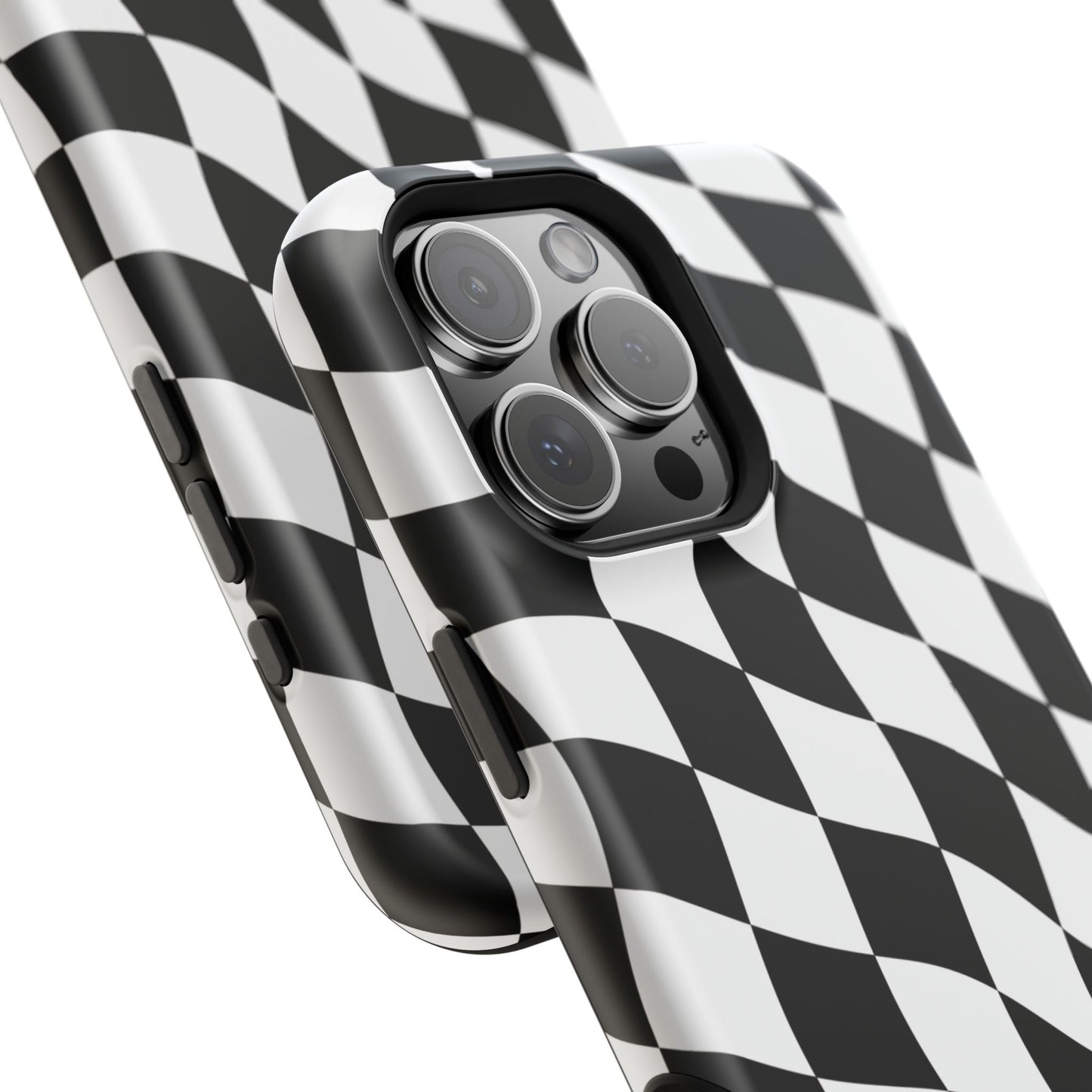 Black and White MagSafe iPhone Case