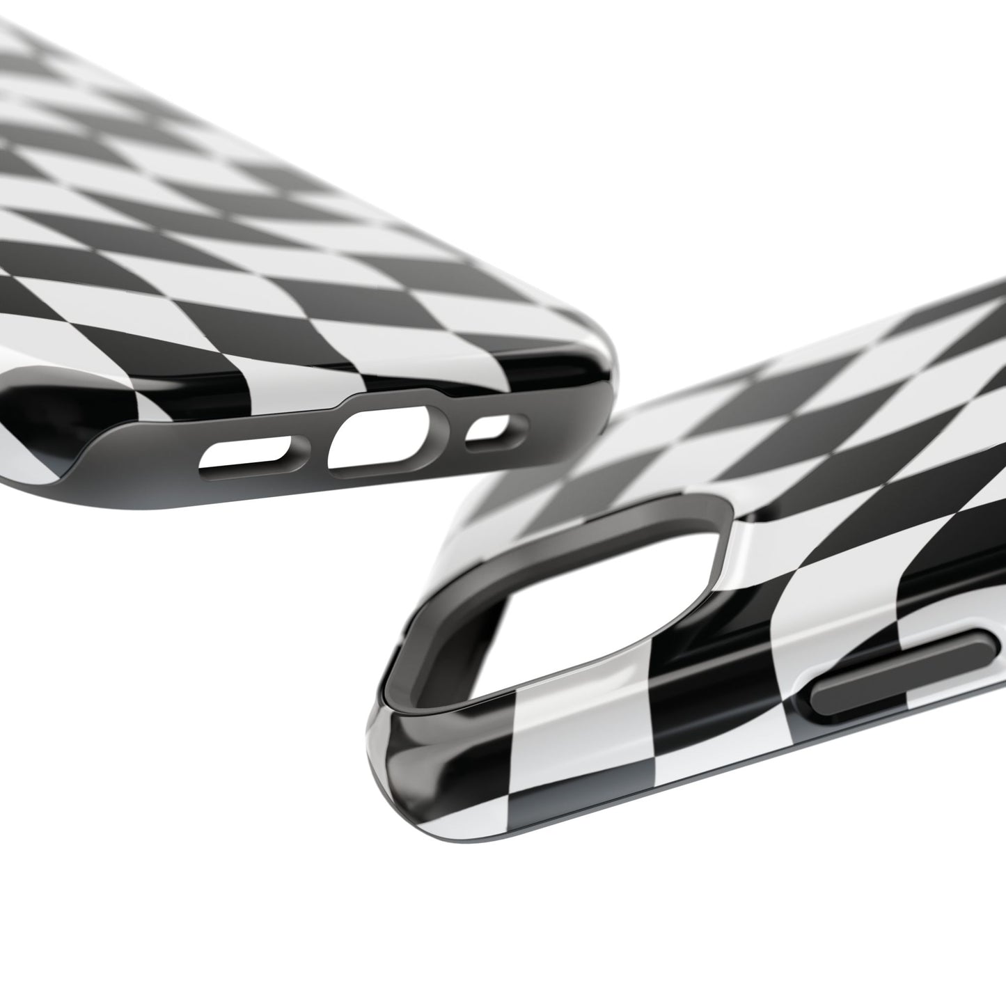 Black and White MagSafe iPhone Case