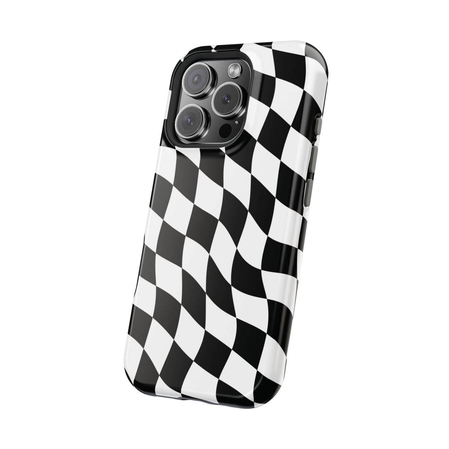 Black and White MagSafe iPhone Case