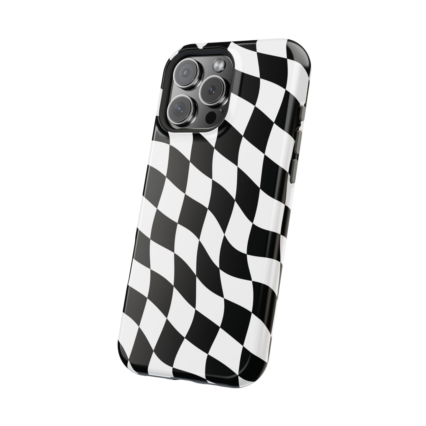 Black and White MagSafe iPhone Case