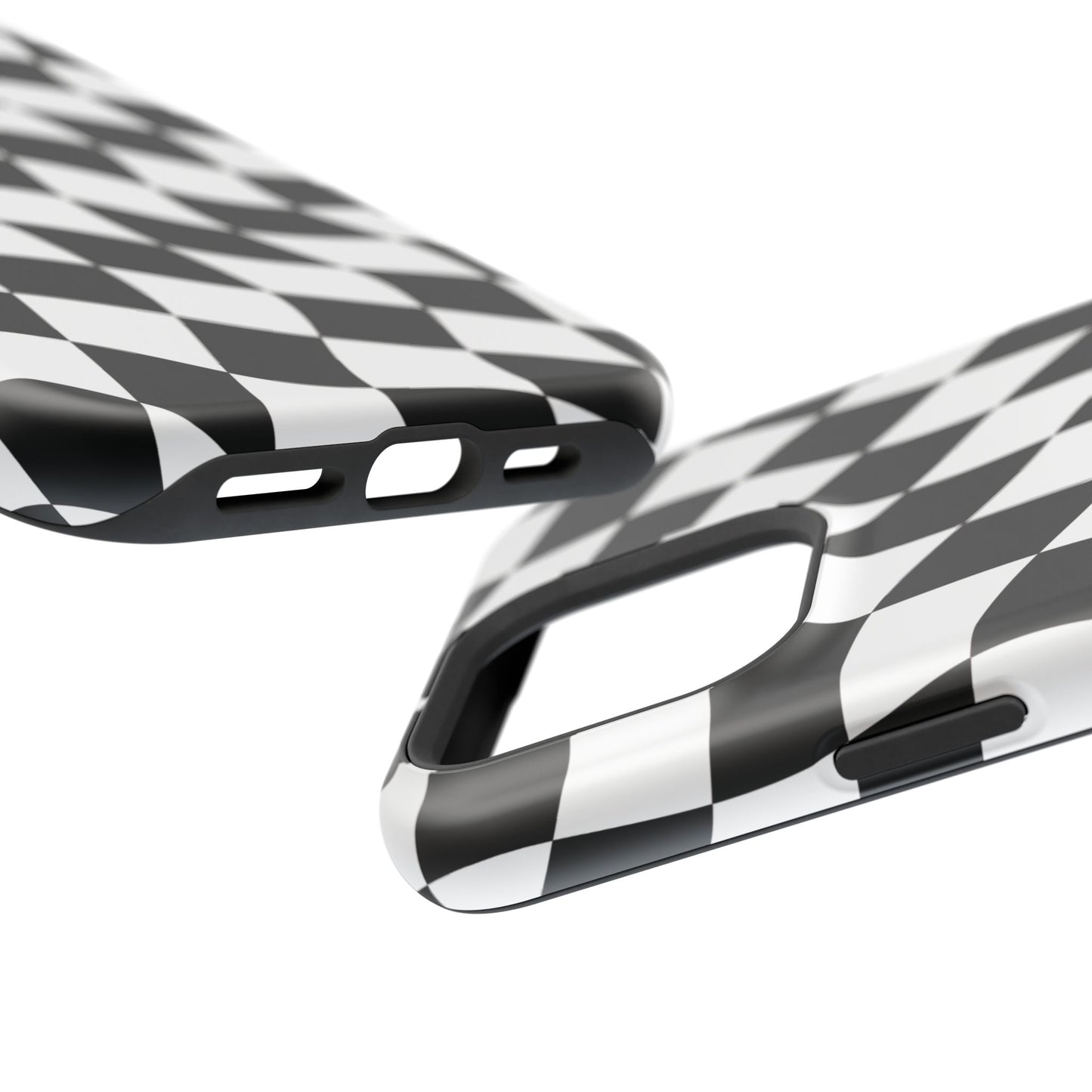 Black and White MagSafe iPhone Case