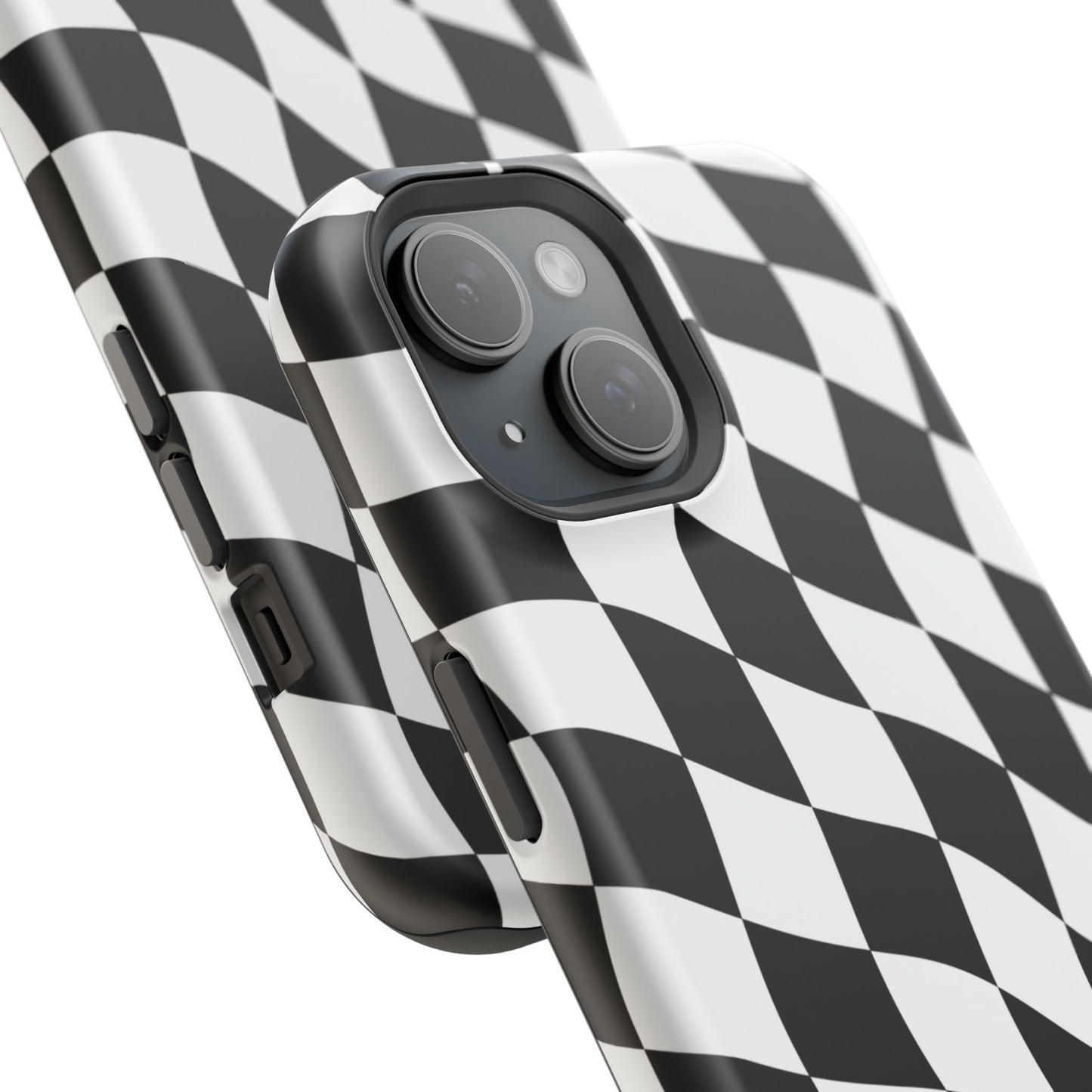 Black and White MagSafe iPhone Case