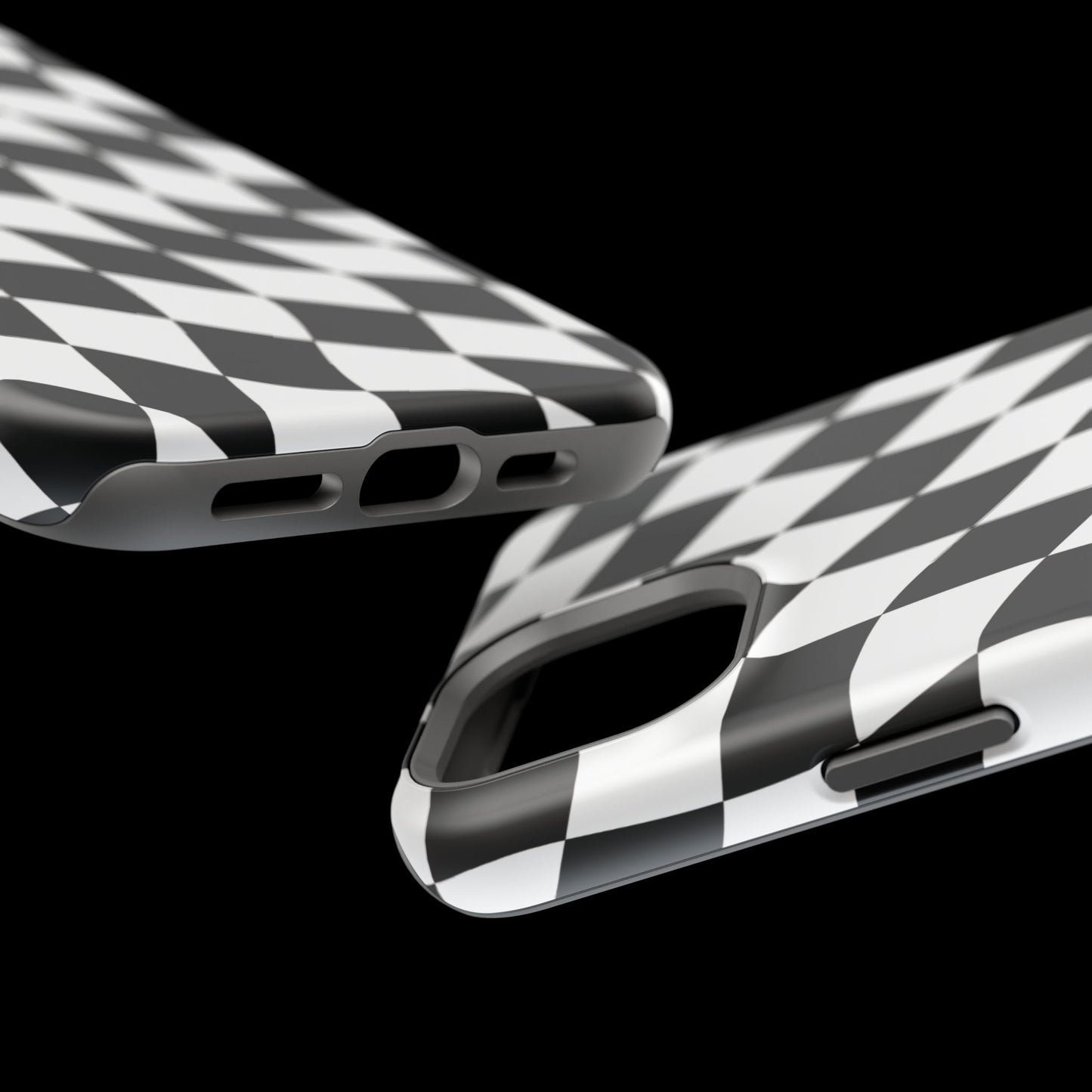 Black and White MagSafe iPhone Case