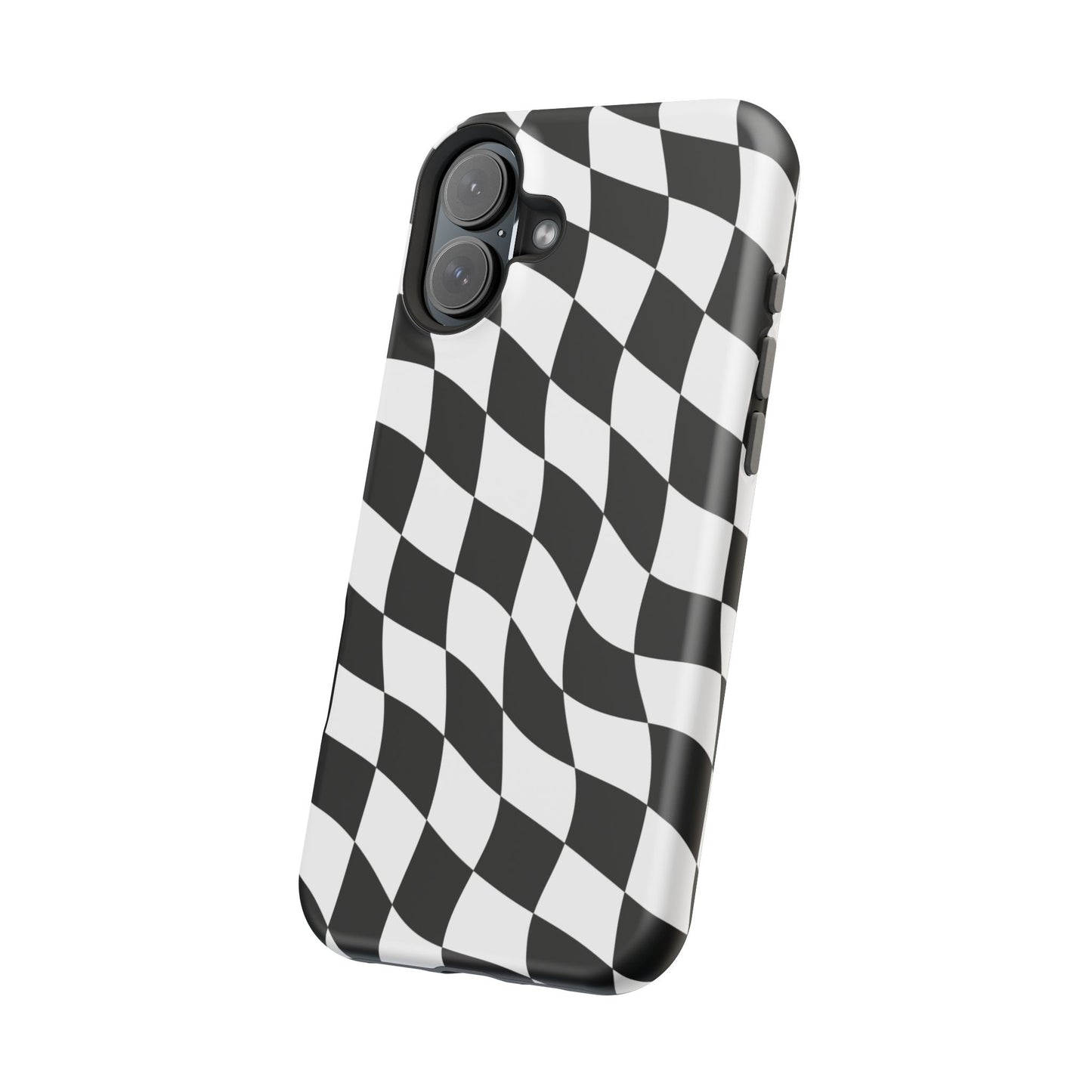 Black and White MagSafe iPhone Case