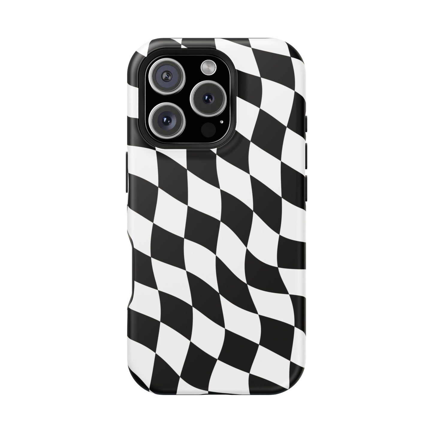 Black and White MagSafe iPhone Case
