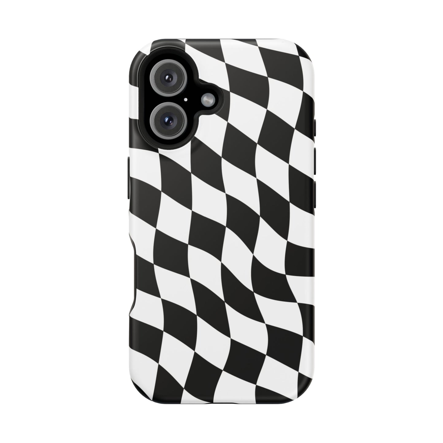 Black and White MagSafe iPhone Case