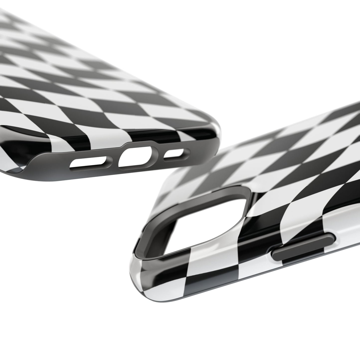 Black and White MagSafe iPhone Case