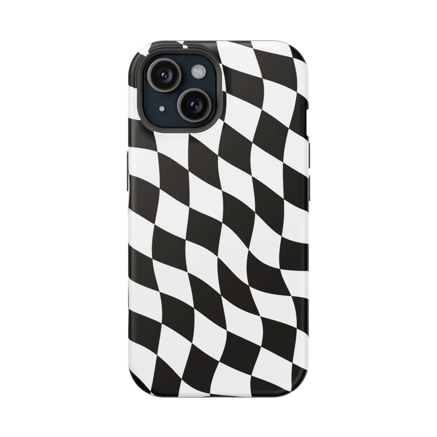Black and White MagSafe iPhone Case