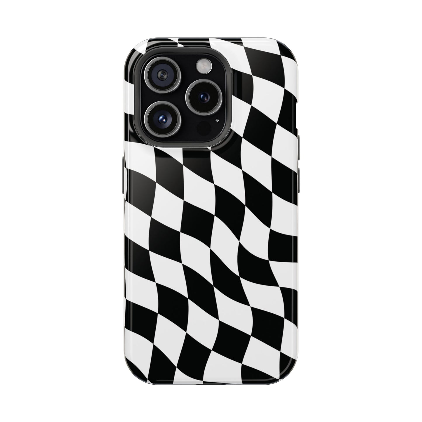 Black and White MagSafe iPhone Case