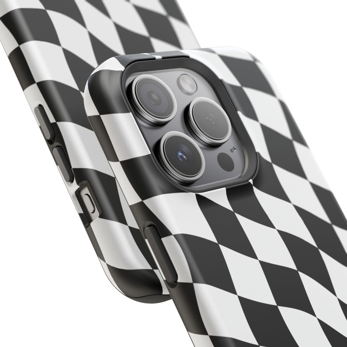 Black and White MagSafe iPhone Case