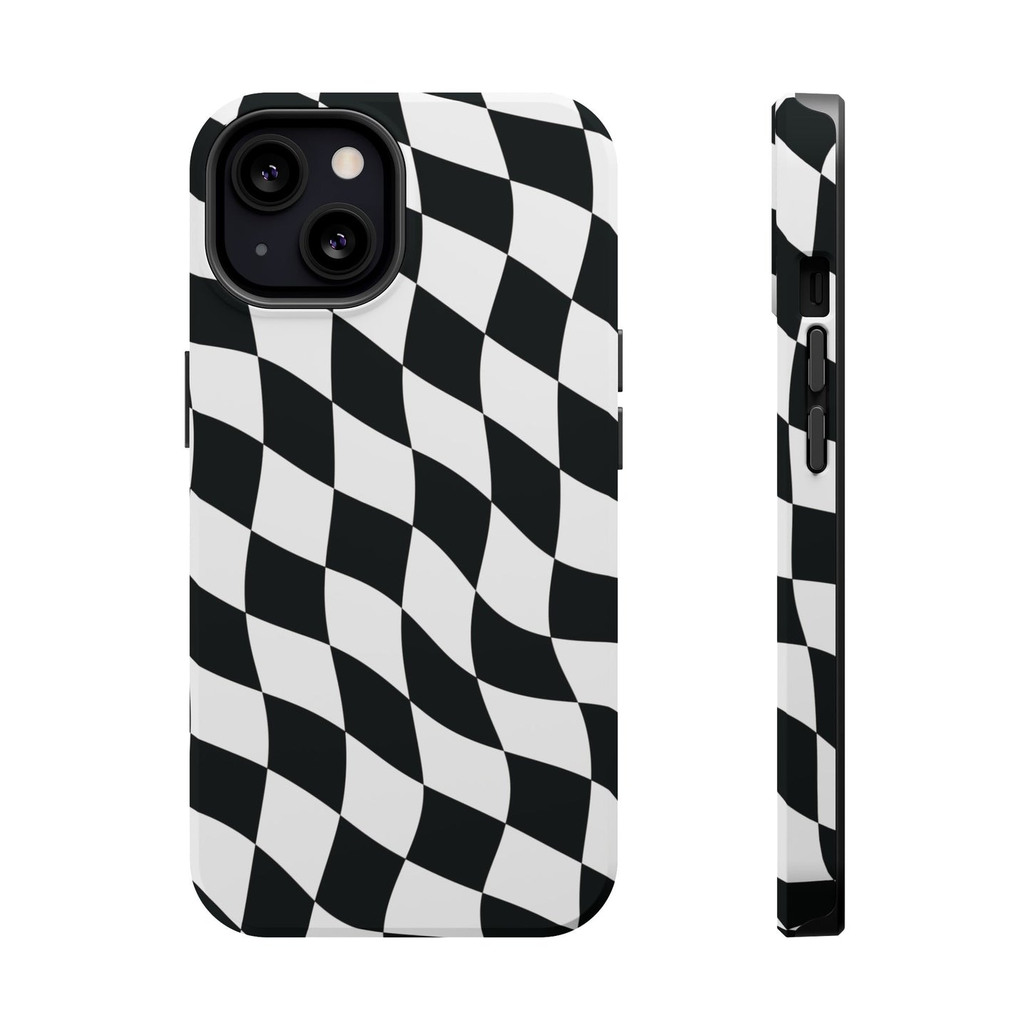 Black and White MagSafe iPhone Case