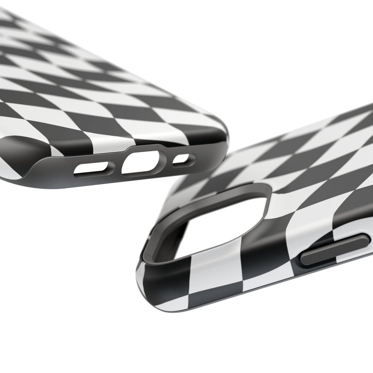 Black and White MagSafe iPhone Case