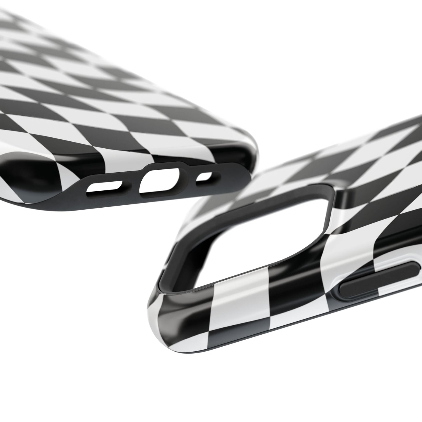 Black and White MagSafe iPhone Case