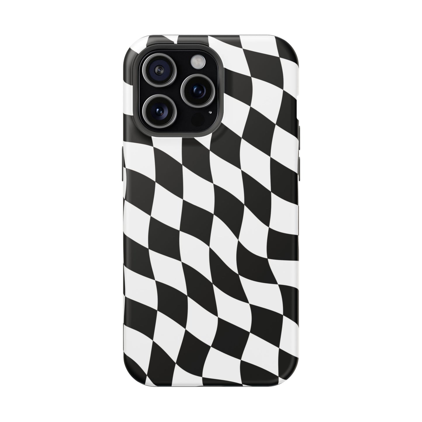 Black and White MagSafe iPhone Case