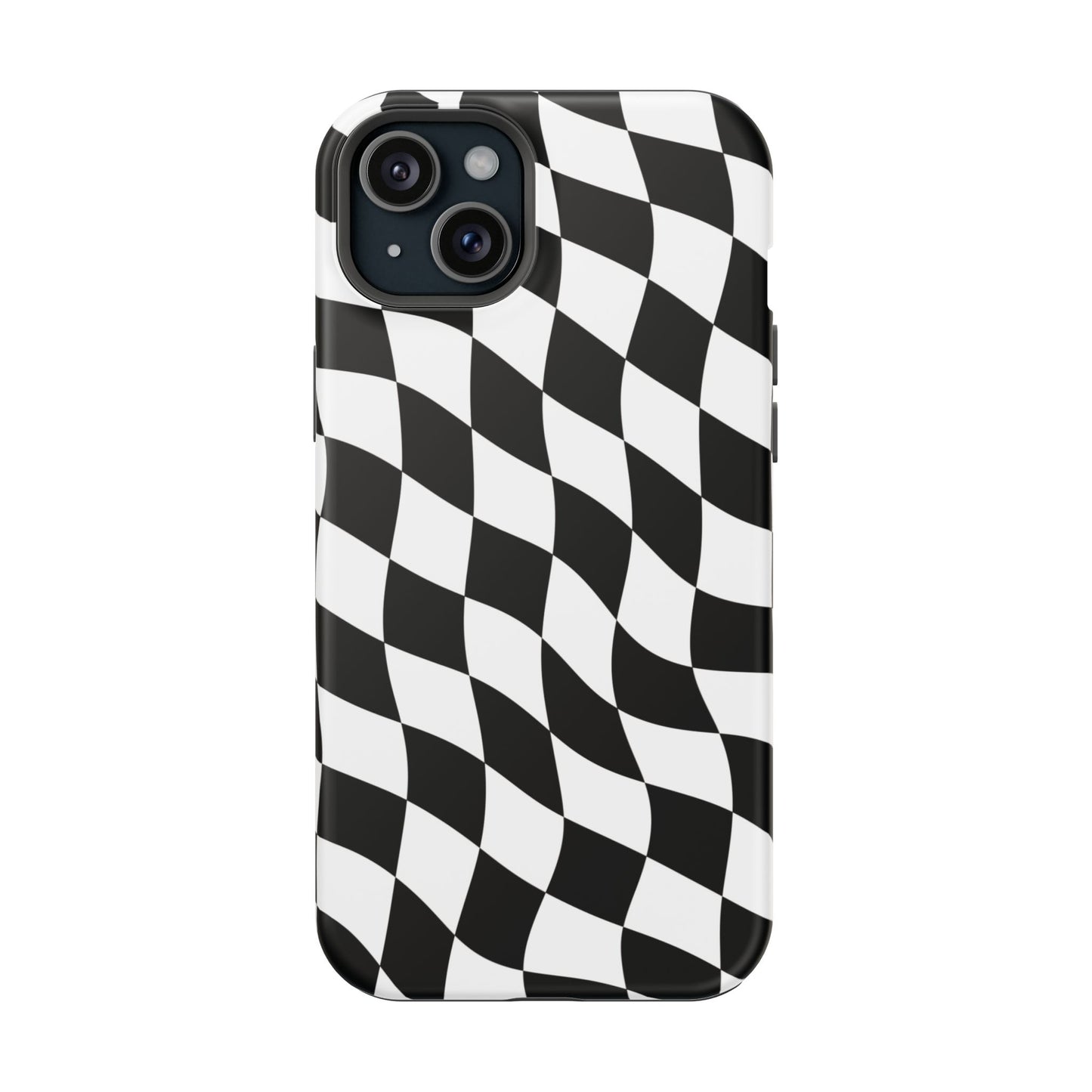 Black and White MagSafe iPhone Case