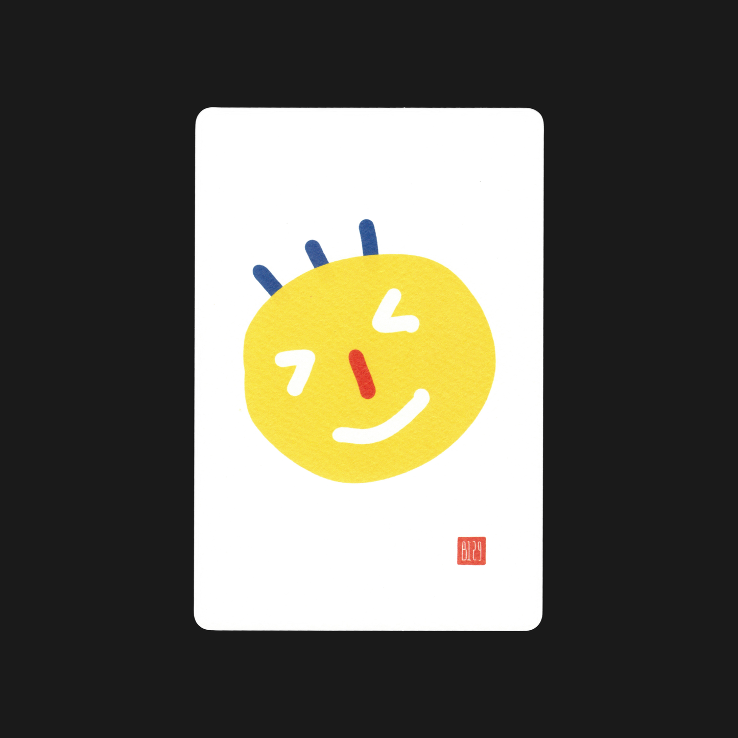 Multi-purpose Card: Yellow Smiley