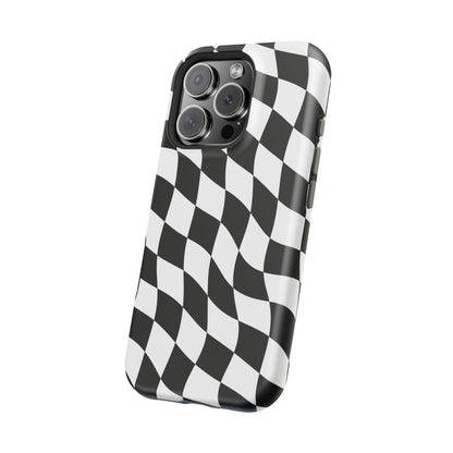 Black and White MagSafe iPhone Case