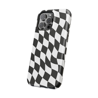 Black and White MagSafe iPhone Case