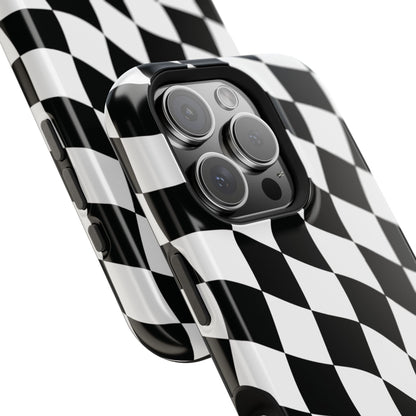Black and White MagSafe iPhone Case