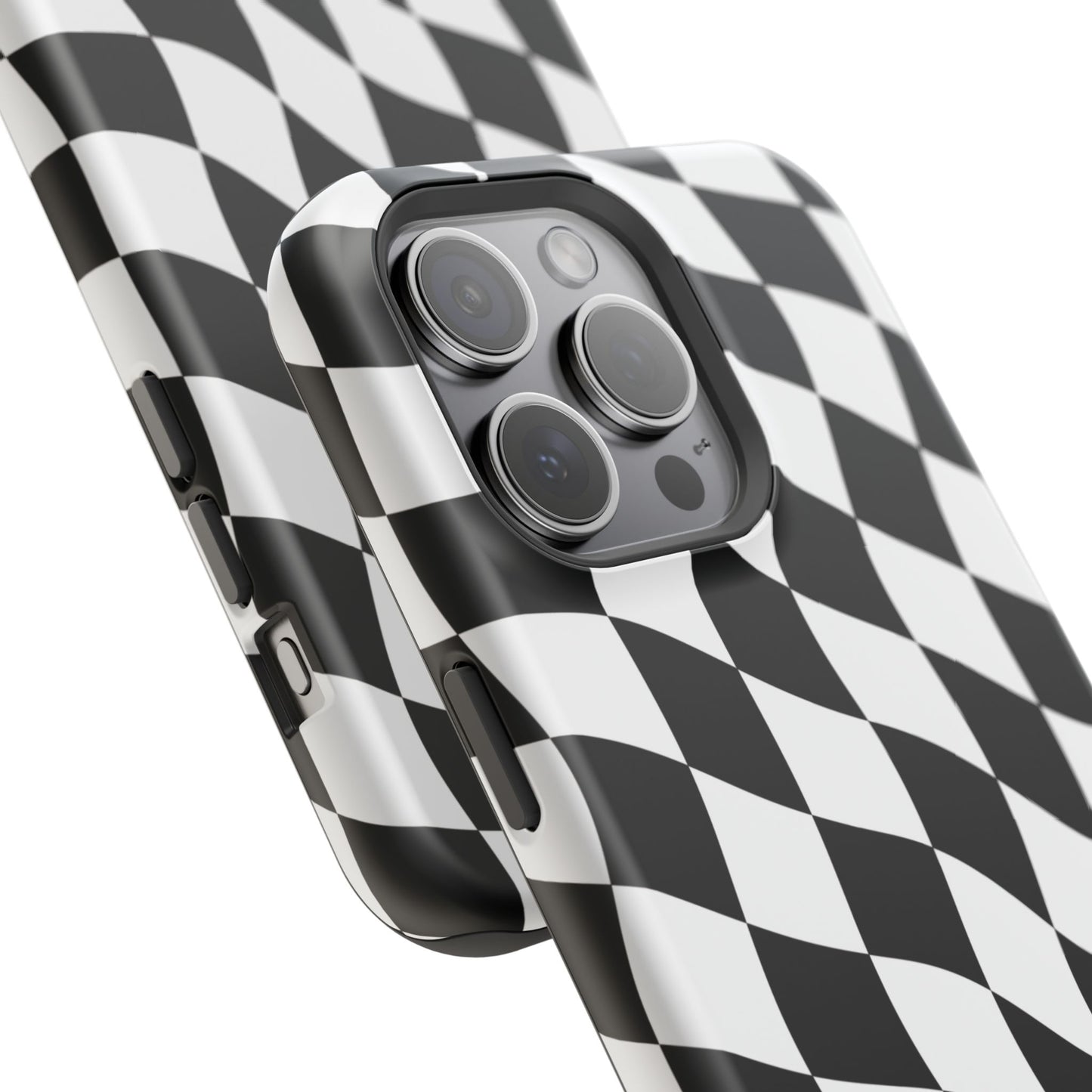 Black and White MagSafe iPhone Case