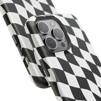 Black and White MagSafe iPhone Case