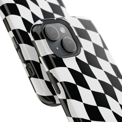 Black and White MagSafe iPhone Case
