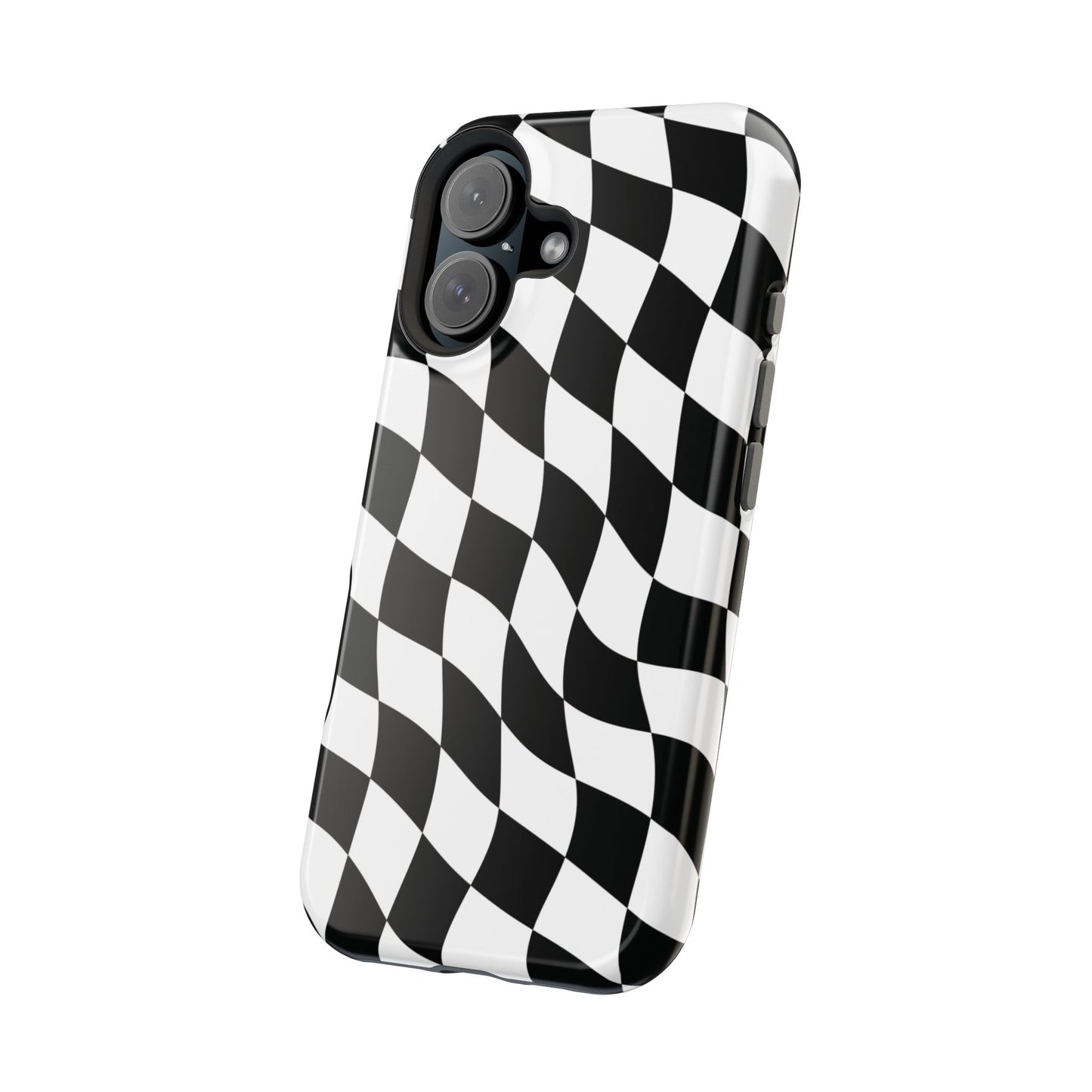 Black and White MagSafe iPhone Case