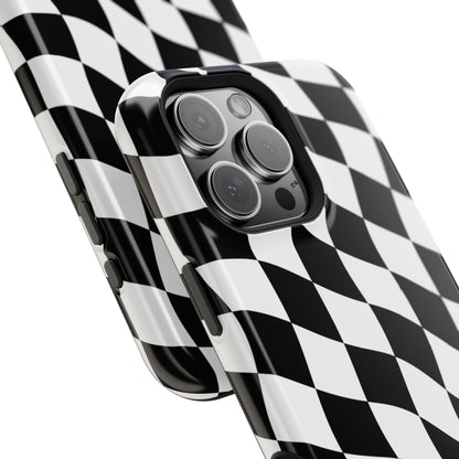 Black and White MagSafe iPhone Case