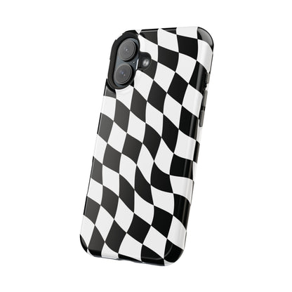 Black and White MagSafe iPhone Case