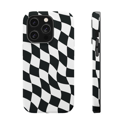 Black and White MagSafe iPhone Case